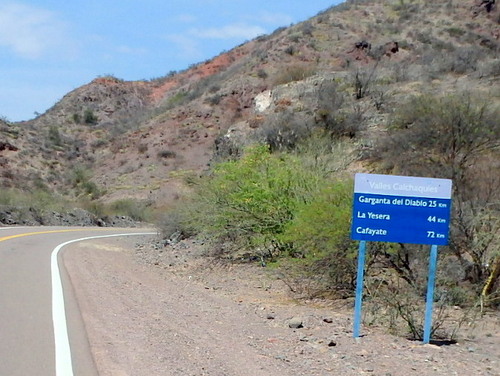 Cafayate in 72km.